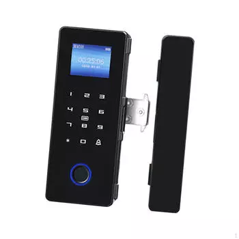Умный стеклянный дверной замок премиум-класса со сканером отпечатков пальцев для шкафа в отеле