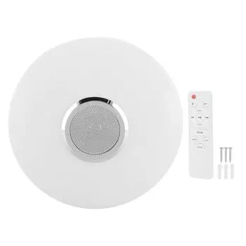Умный светодиодный потолочный светильник RGB с Bluetooth-плеером, ультратонкий, с регулировкой яркости, 3 цветовых температуры, приложение с пультом дистанционного управления small size