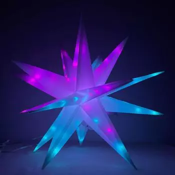 Умный светодиодный RGB Star Light - управление через приложение BT USB Music Night Lamp - Magic Color Point Decor для дома, сада, офиса White