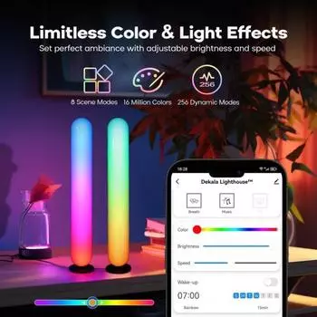 Умный светодиодный светильник с пультом дистанционного управления Music Sync, питанием от USB и поддержкой Bluetooth, RGB-светильник для рабочего стола 1pc
