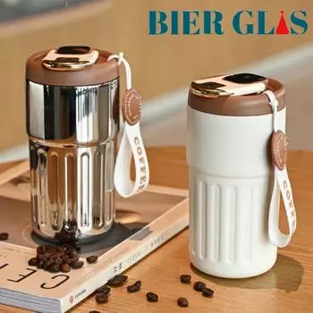 Умный термос, светодиодный дисплей температуры, кофейная чашка, стакан из нержавеющей стали 316, портативные термосы, термосы 410ml - 450ml