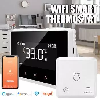 Умный термостат Kell Wi-Fi, регулятор температуры Tuya, газовый котел, отопление воды