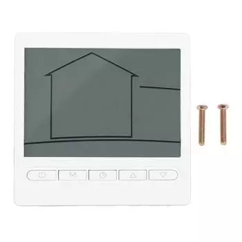 Умный термостат с функцией памяти 16A ЖК-дисплей цифровой комнатный термостат для электрического отопления