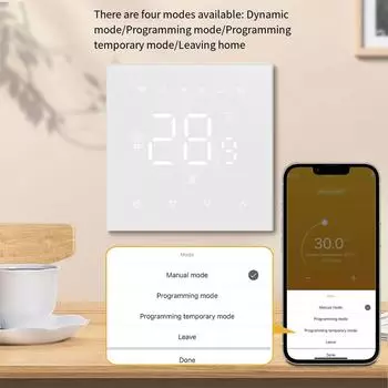 Умный термостат с граффити WiFi приложением пульт дистанционного управления сенсорная кнопка для интеллектуальной жизни классический