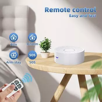 Умный Wi-Fi пейджер для ухода за больными, система кнопок вызова, беспроводная личная сигнализация, дверной звонок для экстренного вызова белый