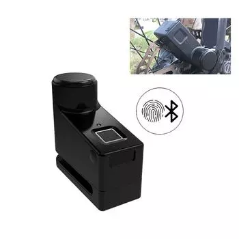Умный замок-диск с отпечатком пальца, противоугонный, Bluetooth, электрический, водонепроницаемый, для мотоцикла, мотоцикла, велосипеда