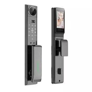 Умный замок с ЧПУ-резкой, распознаванием лиц, домофоном и доступом по отпечаткам пальцев