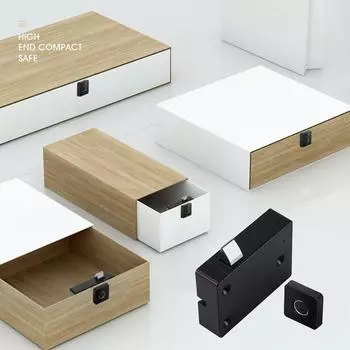 Умный замок с отпечатком пальца, противоугонный картотечный шкаф для ящика мебели QDE