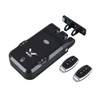 Умный замок WAFU, электронный дверной замок без ключа, беспроводной невидимый электронный замок без ключа, пульт дистанционного управления