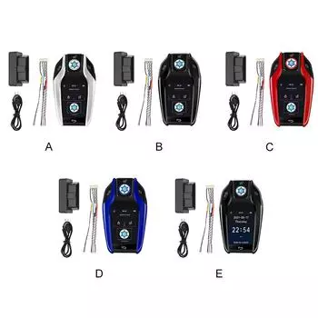 Умный ЖК-пульт дистанционного управления автомобильным ключом ЖК-пульт дистанционного управления автомобильным ключом Функция защиты от потери Бесключевой доступ красный