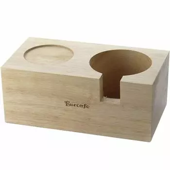 Umora Коврик для тампонирования Дубовая подставка для тампонирования Кофемашина для порошка Устойчивость Ручка для тампонирования Пресс для порошка (Дизайн Б)