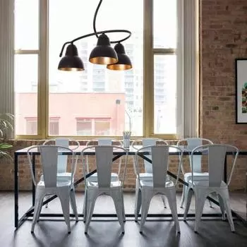 Umur Lighting Snake 3-Set Black Lava Cap Подвесная люстра