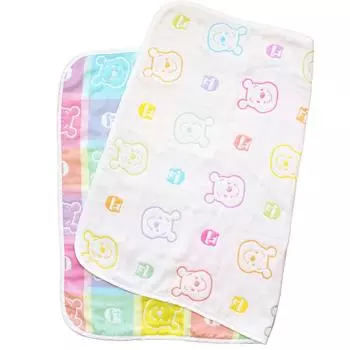 un doudou Сделано в Японии Мягкое марлевое одеяло Детское одеяло Disney Pooh 85 x 115 см хлопок 6 слоев 100% Z2830-B