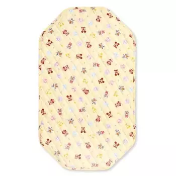 un doudou waterproof cot cover 60 x 100cm disney mickey & friends quilt waterproof back with rubber corners nz8126-j