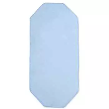 un doudou waterproof cot cover, 60 x 130cm, absorbent, quick drying, pile fabric, 100% cotton, waterproof back, comes with rubber on four corners, 155