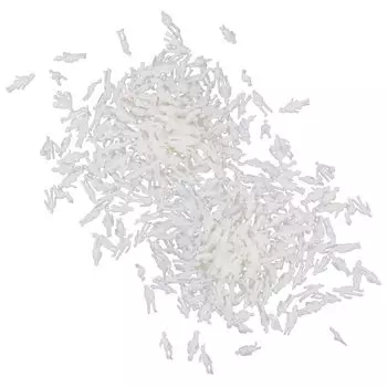 Unbranded product 200 dolls unpainted figures for landscape models railway model 1cm accessories 1/200