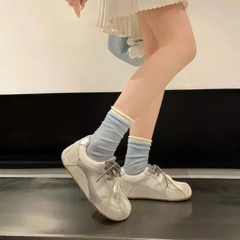 Uncle Wen Crewe College~ Dexun Shoes Women s 2025 Spring New Sports Versatile Casual Forrest Gump Shoes Women 35 жёлтый