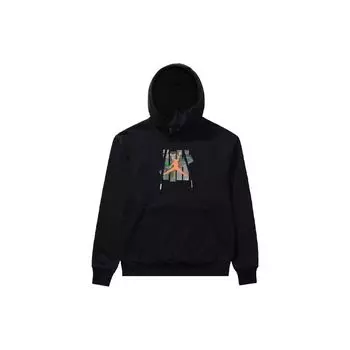 Undefeated x Jordan Brand Capsule Collection Толстовка с логотипом и принтом на шнурке Мужская толстовка черного цвета DX4300-010 S