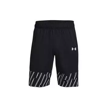 Under Armour 10 дюймов средней посадки облегающие эластичные спортивные баскетбольные шорты мужские шорты черные 1361905-001 L