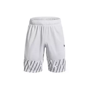 Under Armour 10 дюймов свободные баскетбольные шорты мужские шорты белые 1361905-100 XXXL