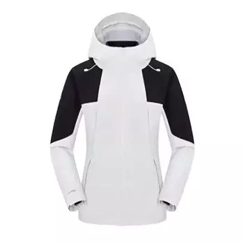 Under Armour 3 In 1 Soft Comfortable Fashionable Versatile Waterproof Windproof Breathable Jacket Women Jacket White 14421156-0004 S
