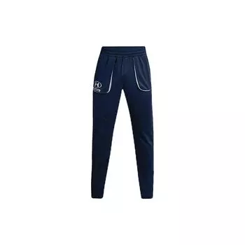 Under Armour 3D карман тренировочные облегающие длинные брюки повседневные брюки мужские низ синий 1366483-408 XL