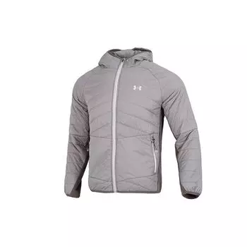 Under Armour Активная гибридная куртка легкая стеганая уличная толстовка с капюшоном мужские куртки серые 1375447-294 L