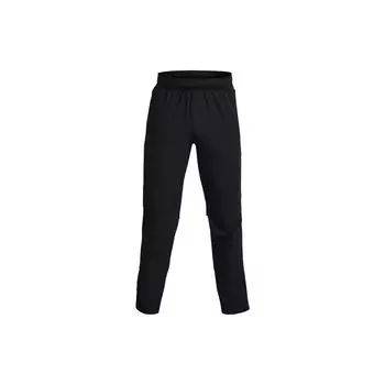 Under Armour Anywhere однотонные прямые трикотажные спортивные брюки с эластичной резинкой на талии, мужские брюки черного цвета 1378975-002 L