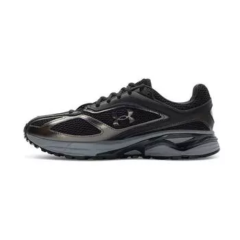 Under Armour Apparition Metallic Black Unisex Sneakers 3027595-007 41