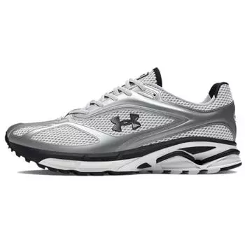 Under Armour Apparition Металлик Серебристо-черные унисекс кроссовки Белый 3027595-106 41