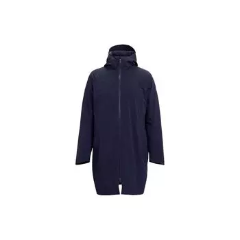 Under Armour Armour Down Logo однотонная куртка-пуховик с капюшоном и длинными рукавами, женские куртки, темно-синие 1365073-410 M