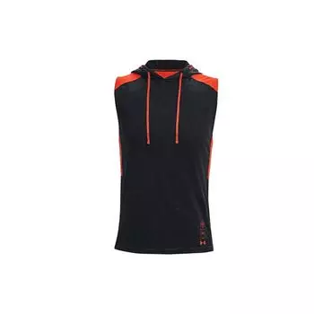 Under Armour Баскетбольная тренировочная толстовка без рукавов с цветными блоками, мужская черная 1369341-001 L