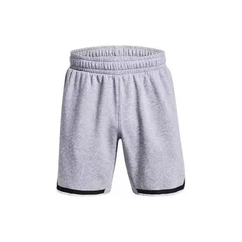 Under Armour Баскетбольные брюки Curry Fleece Logo Print Elastic Belt Low Rise Straight Leg Мужские брюки Серые 1374302-011 M