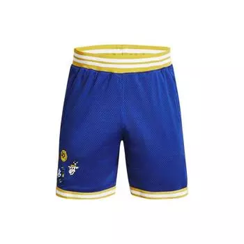 Under Armour Баскетбольные шорты с рисунком карри, мужские шорты синего цвета 1380330-400 M