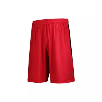 Under Armour Баскетбольные тренировочные соревнования трикотажные свободные шорты унисекс шорты красные 21500207-600 M