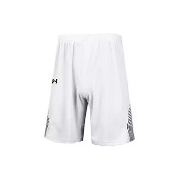 Under Armour Баскетбольные трикотажные шорты с логотипом, мужские шорты, белые 22500202-100 L