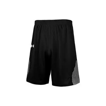 Under Armour Баскетбольные трикотажные шорты с логотипом Line Print, мужские шорты, черные 22500202-001 M