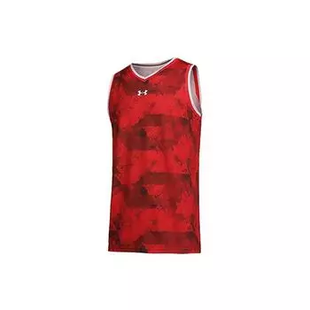 Under Armour Баскетбольный трикотажный тренировочный жилет для мужчин, красный 21500108-600 L