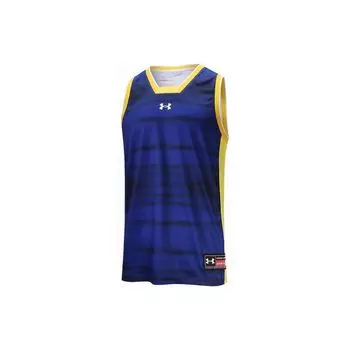 Under Armour Баскетбольный трикотажный жилет с цветным логотипом, мужские топы, королевский синий 22500103-400 S