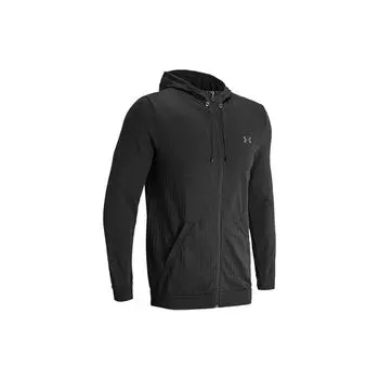 Under Armour Бесшовная тренировочная куртка свободного кроя с капюшоном Rush Series, мужские куртки, черный цвет 1366258-001 M