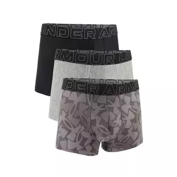 Under Armour Boxerjock Breathable Boxer Briefs With Logo Pattern Men Underwear Steel 1387419-035 S