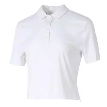 Under Armour Boxy Drive Comfortable Stylish Minimalist Short Sleeve Polo Women tops White 1389586-100 XS