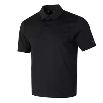 Under Armour Breathable Casual Short Sleeve Polo Shirt Men tops Black 1383155-001 M