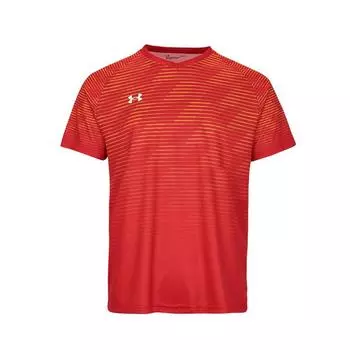 Under Armour Breathable Quick-Dry Raglan Sleeve Short Sleeve T-Shirt Men tops Red 25500519-600 S