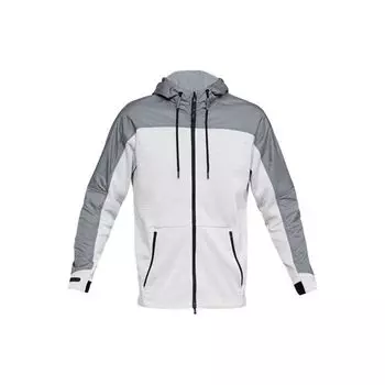 Under Armour Breathable Training Hooded Jacket Men Jackets Steel 1320710-035 M