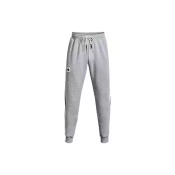 Under Armour Брюки мужские спортивные ретро с логотипом и полосками по бокам, серые 1373832-035 XXL