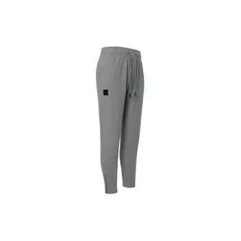 Under Armour Брюки женские трикотажные флисовые с оттоманкой, однотонные, на шнуровке, серые 1379778-294 M