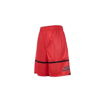 Under Armour Буквенный логотип эластичный пояс спортивные тренировочные дышащие быстросохнущие баскетбольные шорты мужские шорты красные 1298337-600 XL