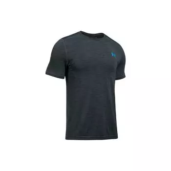 Under Armour Быстросохнущая спортивная футболка с круглым вырезом и коротким рукавом для мужчин, темно-серая 1289596-009 S