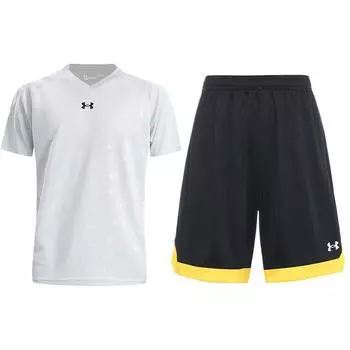Under Armour Быстросохнущий свободный тренировочный повседневный спортивный костюм унисекс 21500531-009+21500202-001 S